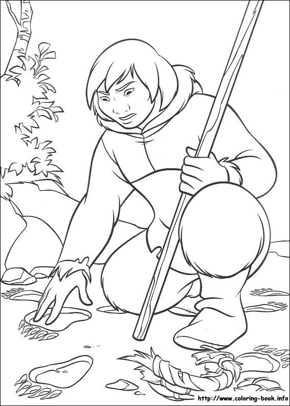 Brother Bear coloring picture